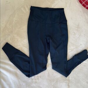RBX Navy Blue High-Waisted Leggings